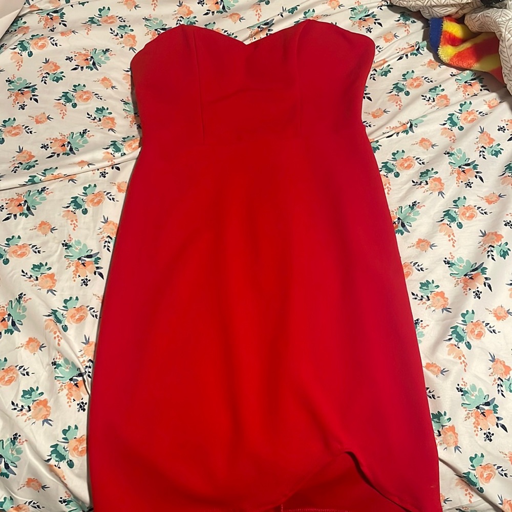 Red dress